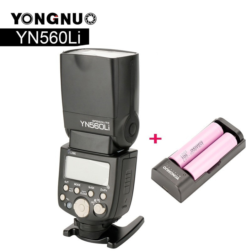 Спалах для фотоапаратів NIKON - YongNuo Speedlite YN560Li KIT в комплекті з акумулятором