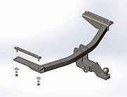 Фаркоп MAZDA CX-9 2016- Вставка під квадрат