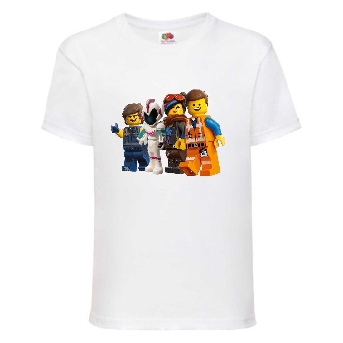Футболка Лего Нинзяго Лего Муві (Lego-01) біла 104-116-128-140-152-164 розмір