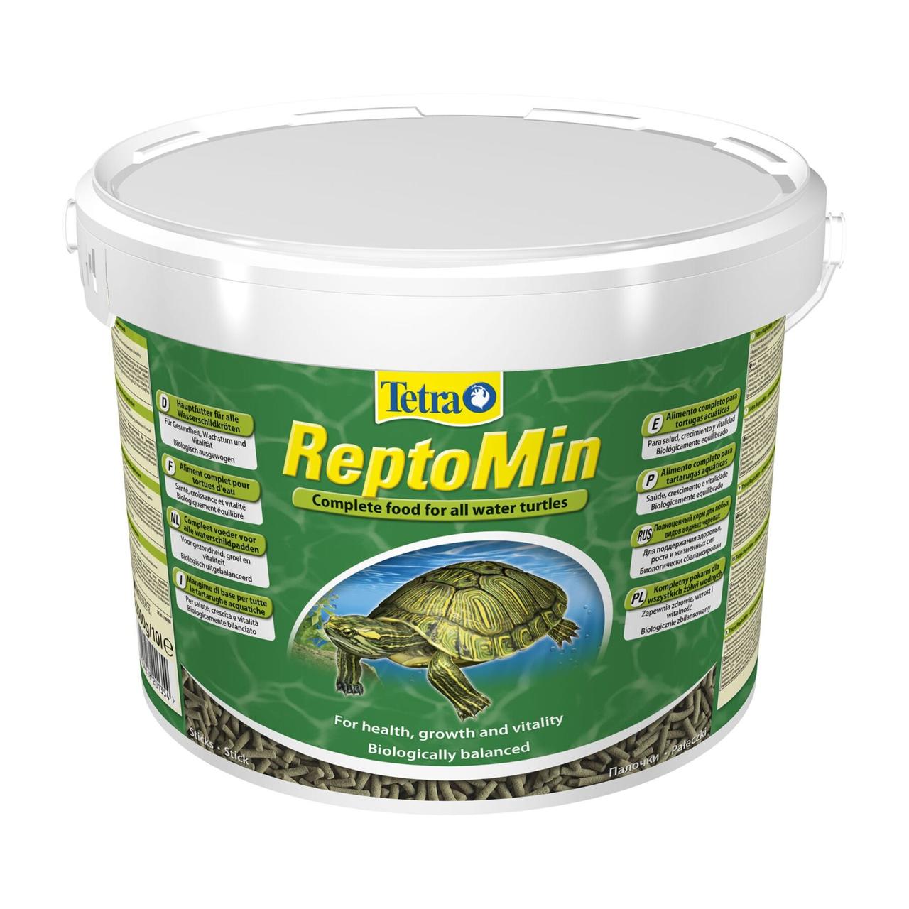 Корм для черепах Tetrafauna ReptoMin 10 L.
