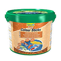 Корм для прудовых рыб, TetraPond Colour Sticks 10L.Корм Tetra Pond.