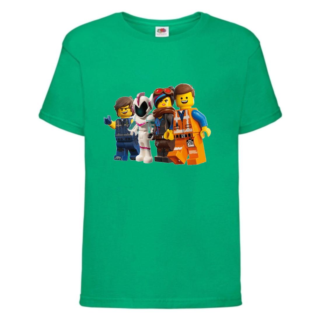 Футболка Лего Нинзяго Лего Муві (Lego-01) зелена 104-116-128-140-152-164 розмір