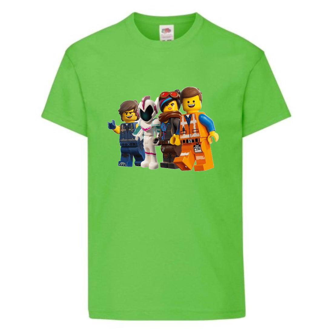 Футболка Лего Нинзяго Лего Муві (Lego-01) світло зелена 104-116-128-140-152-164 розмір