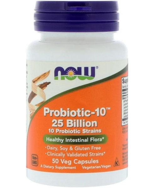 Пробиотики Probiotic-10 Now Foods 25 млрд 50 капсул - фото 1 - id-p1294712250