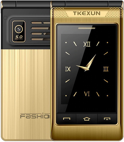 Телефон-розкладушка Tkexun G10-1 3G (Yeemi G10-1 3G), 5900 mAh, 2 SIM, SOS, Крупний шрифт, Великий дисплей 3"