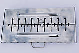 Мангал валіза з нержавіючої сталі на 8 шампурів 2 мм розбірний ., фото 5