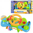 Дитяча музична іграшка кермо на коляску автотренажер Limo Toy 7324/4095 українська мова, фото 2