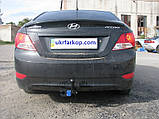 Фаркоп Hyundai Accent, Фаркоп на Хюндай Акцент (2011-2020) Седан/Хетчбек, фото 2