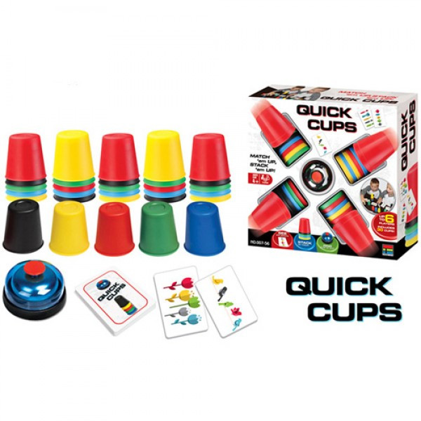 Настільна гра Metr+ Швидкісні ковпачки GO CUPS 7401