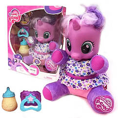 Конячка-поні з пляшкою My Little Pony Limo Toy 66241 дитяча музична фіолетова поні