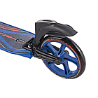 Двоколісний складаний алюмінієвий міської самокат з ручним гальмом Maraton Concept 210 (синій), фото 5