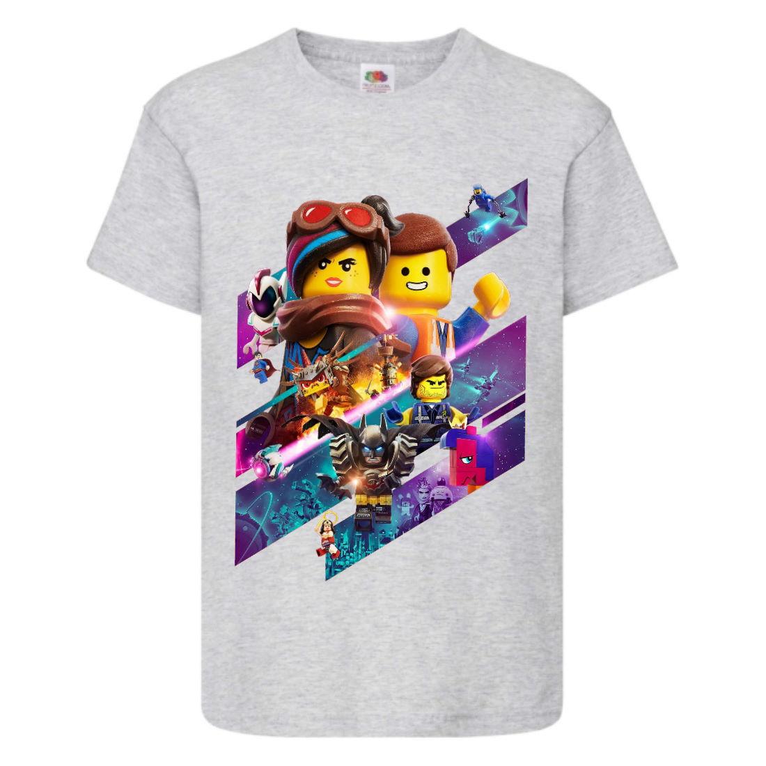 Футболка Лего Нинзяго Лего Муві Лего Ліга Справедливості (Lego-04) сіра 104-164 розмір