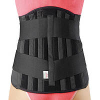 Корсет з 4-ма метал. модельованими ребрами жорсткості і дод. затяжками висота 35 см Л-4М-3В (S-XL) Реабілітімед