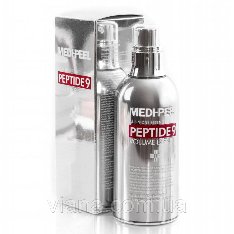 Киснева есенція з пептидним комплексом для зрілої шкіри MEDI-PEEL Peptide 9 Volume Essence 100 ml