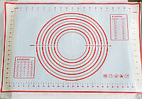 Силиконовый платиновый коврик для раскатки теста и выпечки