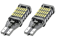 Led T15 W16W 12V 45smd с обманкой светодиодная автомобильная лампа белый свет