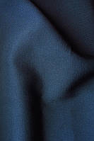 Напівшерстяна тканина для шкільної форми, темно-синя