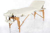 Складная массажная кушетка массажный профессиональный стол регулировкой высоты RESTPRO VIP 3 Бежевый