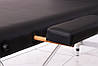 Складаний масажний стіл валізу алюмінієвий трисекційний кушетка масажна переносна чорна RESTPRO ALU 3, фото 7