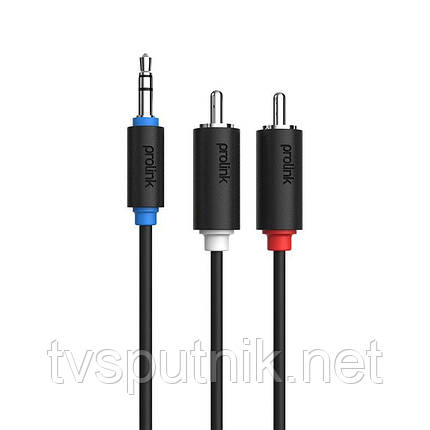 Кабель ProLink PB103-0300 3.5 mm St - 2 RCA (3 м), фото 3
