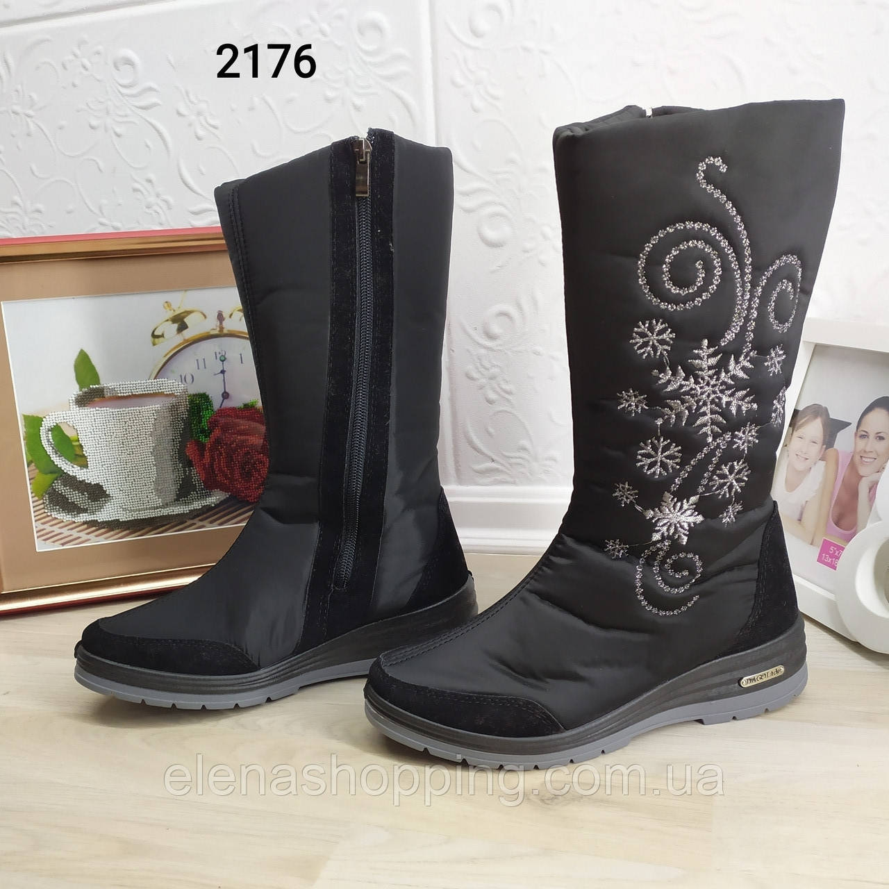 Жіночі зимові чоботи р39-41 (2176-00)