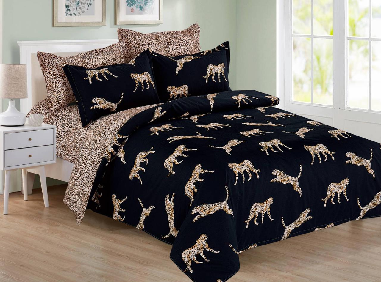 Полуторна постільна білизна 150х220 Ранфорс-бавовна (17444) Постільна білизна з натуральних тканин, фото 1