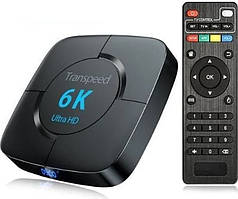 Смарт ТВ приставка Transpeed 6K 4/64Gb tv box android для телевізора на андроїді