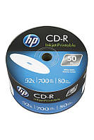 CD-R диски для аудио, принтовые Hewlett-Packard Рrintable Shrink/50