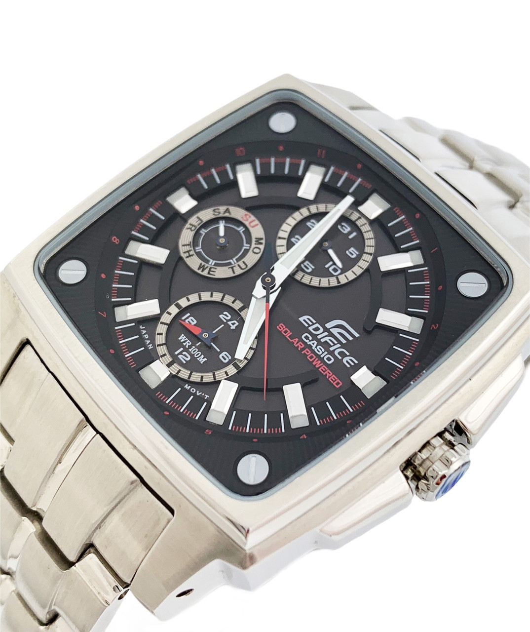 Годинник чоловічий Casio EF-331SB-1AVDF на сонячній батареї