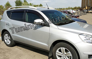 Дефлектори вікон (вітровики) Geely Emgrand X7 2013- (Hic)