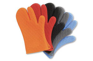 Рукавичка пекарська 28,5х17 см. до +230 °C Silikomart, силіконова червоного кольору (ACC072/CH)