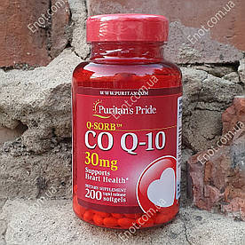 Puritan's Pride CO Q-10 30 мг 200 гелевих капсул