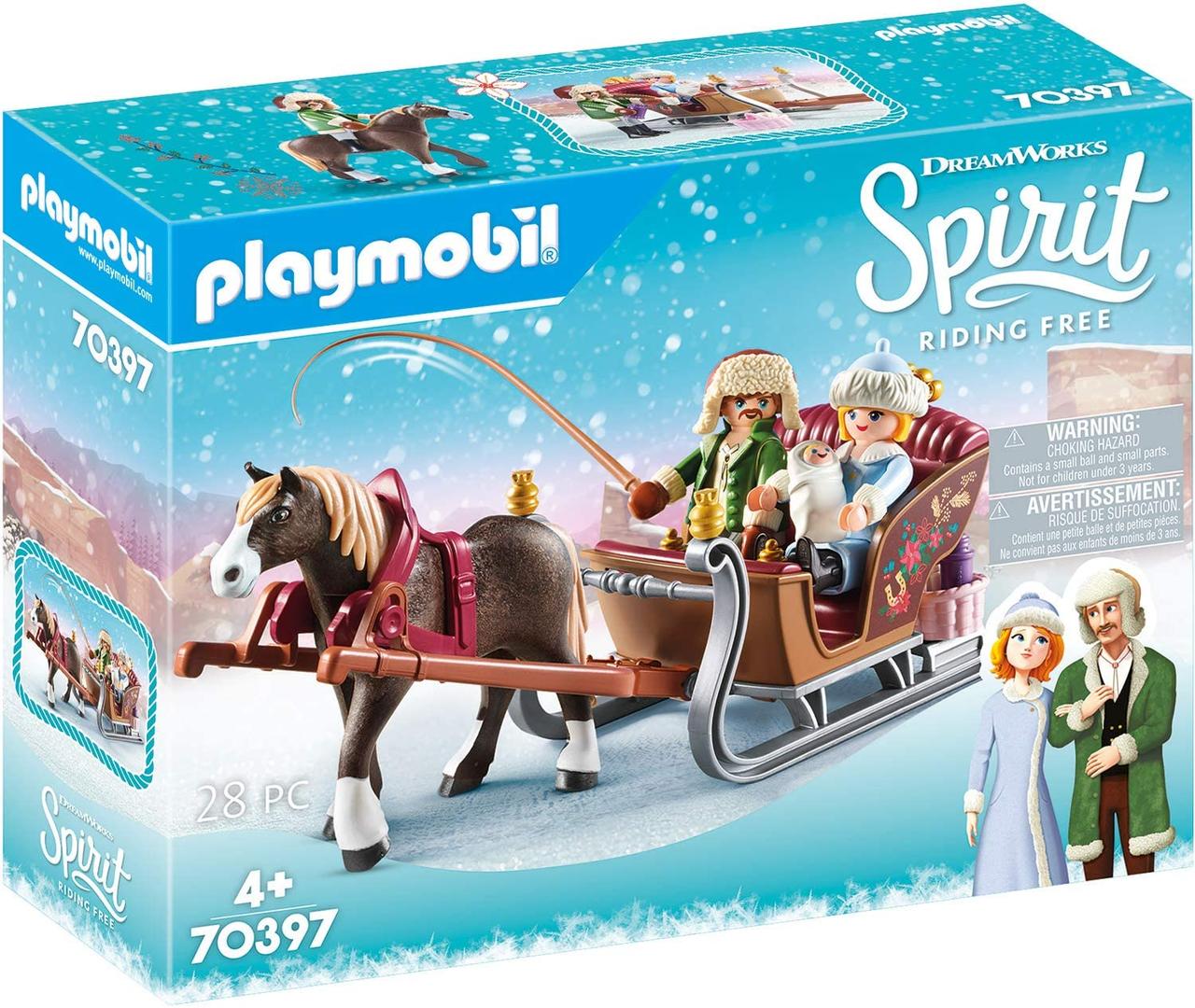 Плеймобил Playmobil 70397 Спірит Зимова поїздка на санях Spirit Riding Free Winter Sleigh Ride