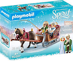 Плеймобил Playmobil 70397 Спірит Зимова поїздка на санях Spirit Riding Free Winter Sleigh Ride