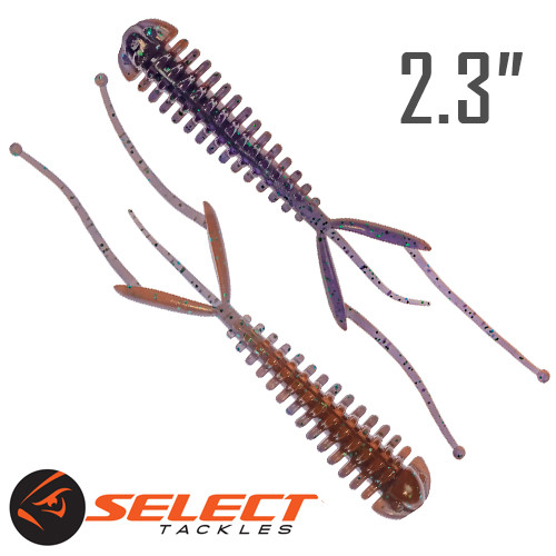 Toxic 2.3" (58 мм) 6 шт. Силікон Select col. 206