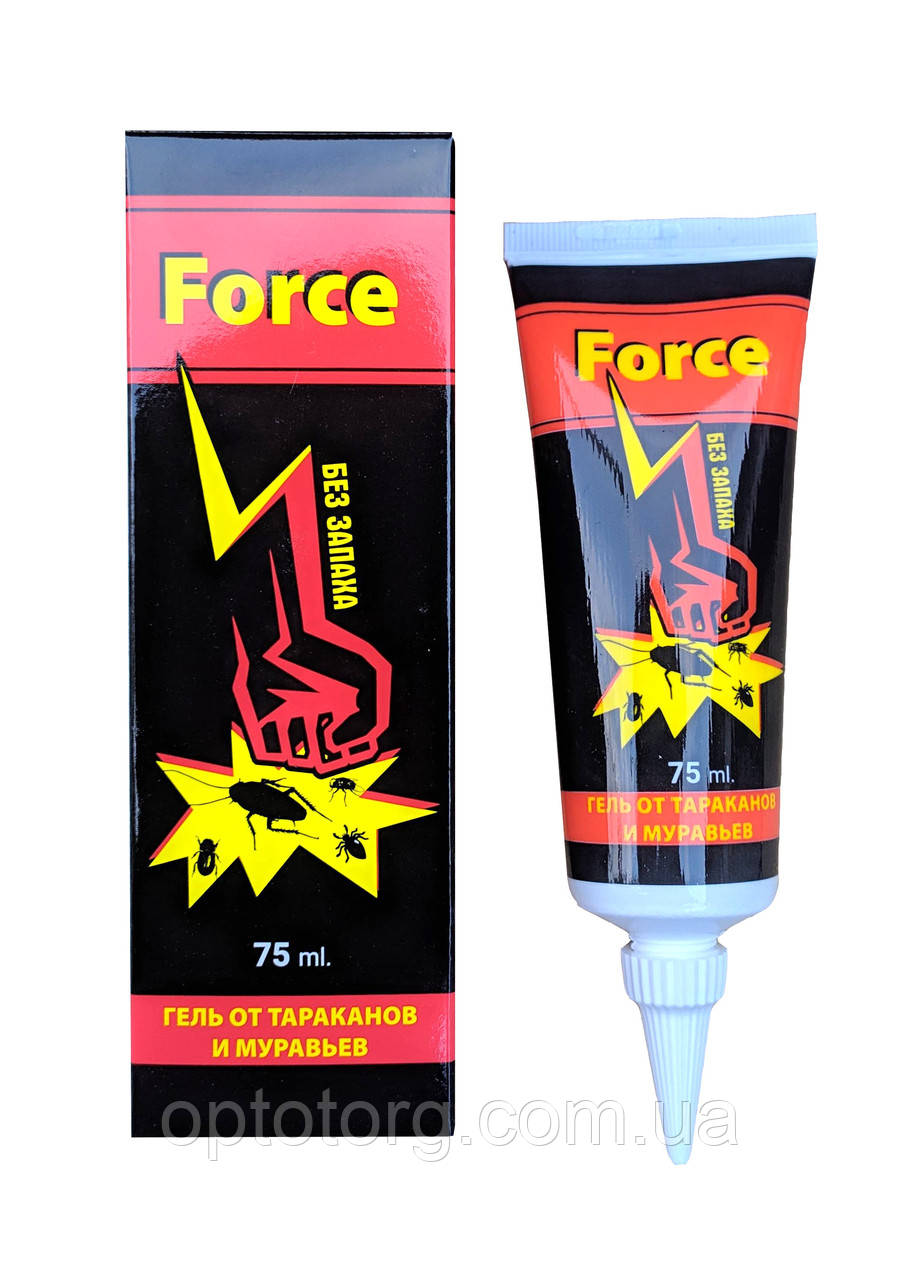 Гель від тарганів та мурах Force 75мл