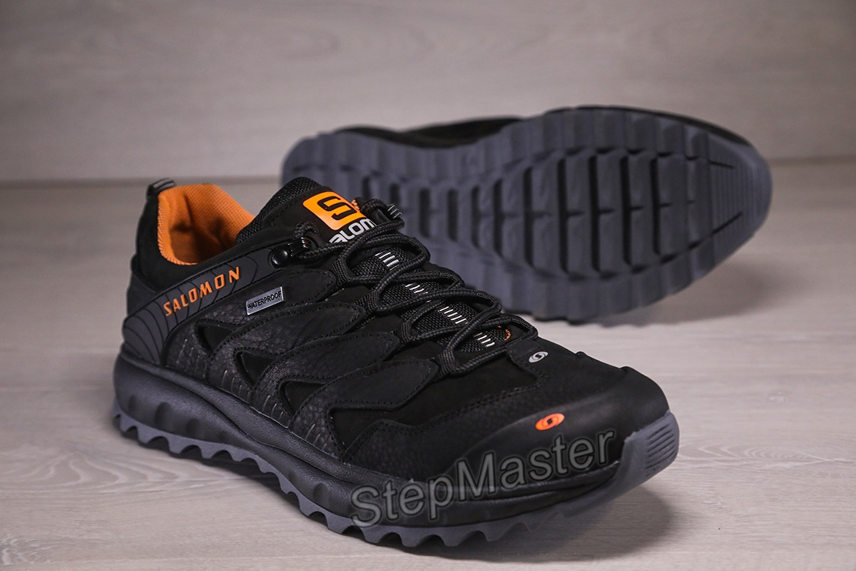 Шкіряні кросівки Salomon Dragon Skin Black