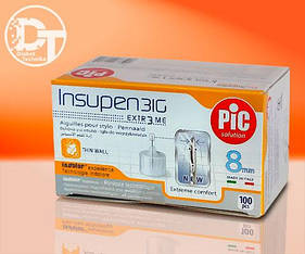 Голки для шприц-ручок Інсупен (Insupen) універсальні 8 мм 31G ( 0,25 мм) — 100 шт.