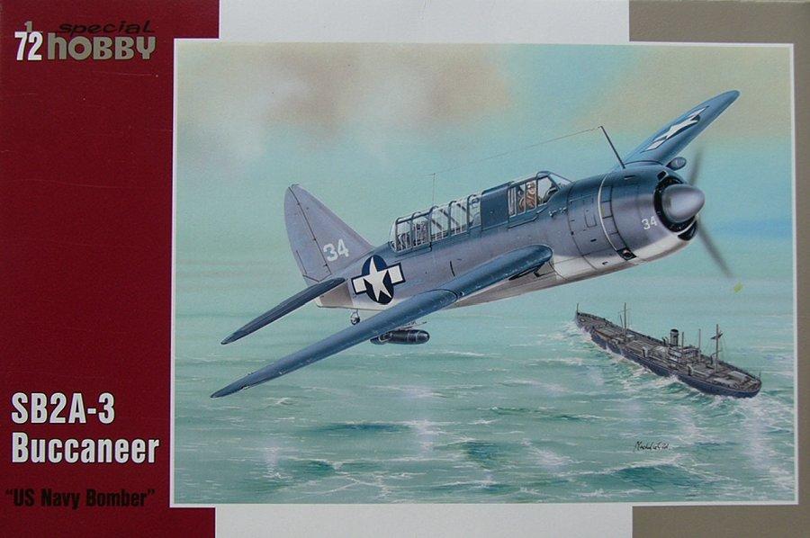 Пластикова модель 1/72 Special hobby 72179 Американський літак SB2A-3 Buccaneer "US NAVY Bomber"