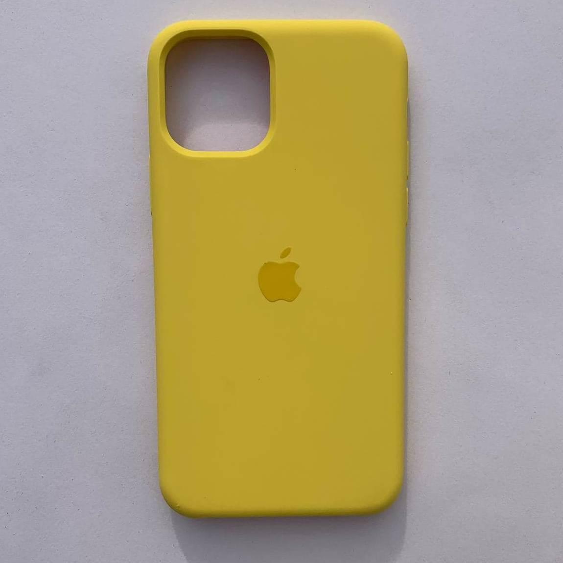 Чохол-накладка Silicone Case для Apple iPhone 11 Pro Max Canary Yellow