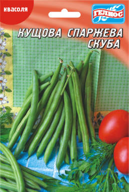 Насіння кущової квасолі спаржевої Скуба 20 г, фото 2