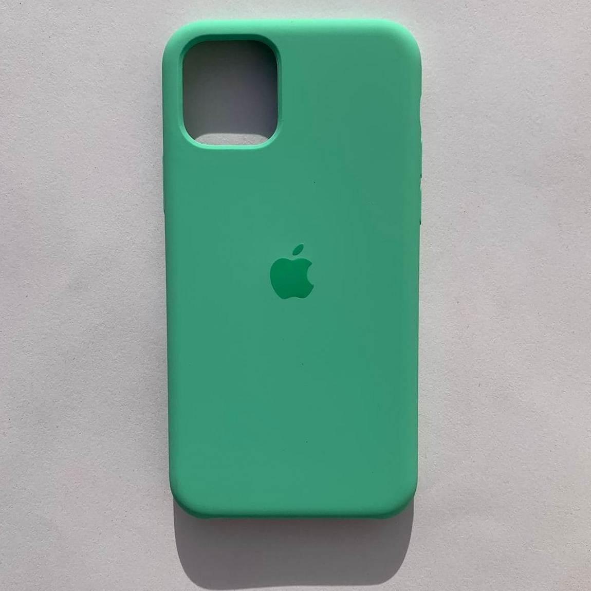 Чехол-накладка Silicone Case для Apple iPhone 11 Pro Max Spearmint