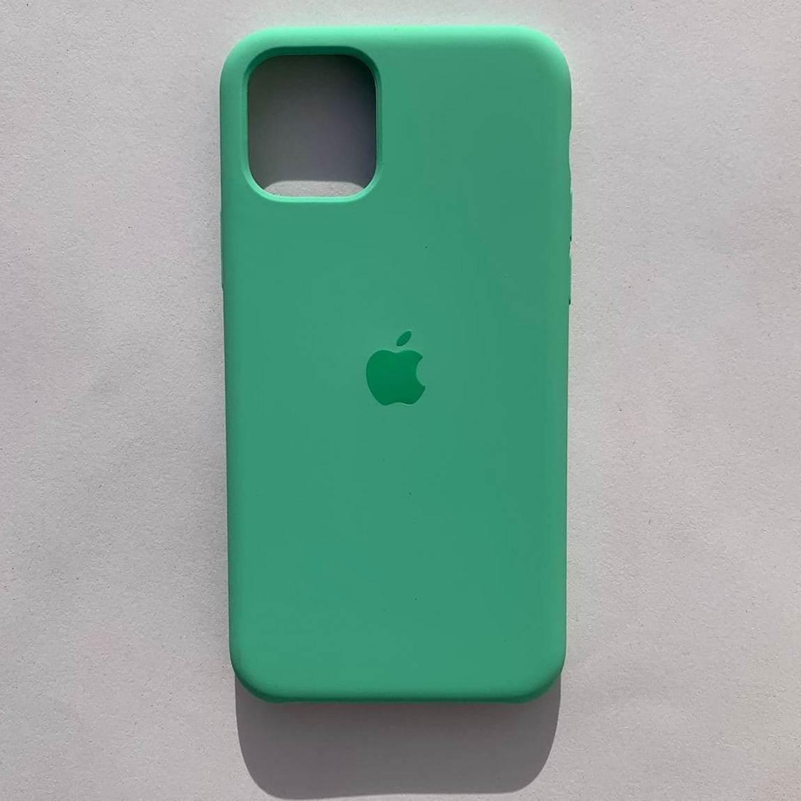 Чохол-накладка Silicone Case для Apple iPhone 11 Pro Max Spearmint