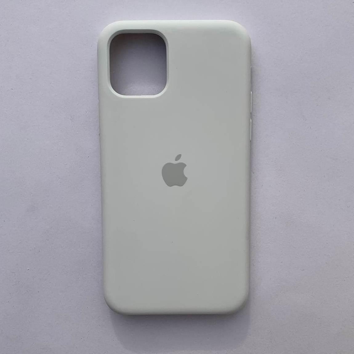 Чехол-накладка Silicone Case для Apple iPhone 11 Pro Max White