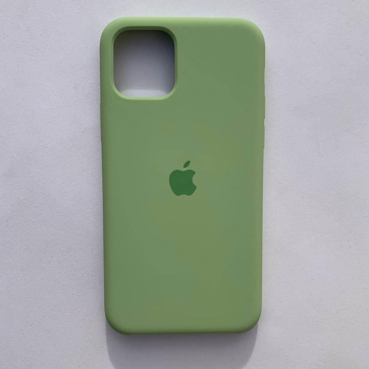 Чохол-накладка Silicone Case для Apple iPhone 11 Mint Green