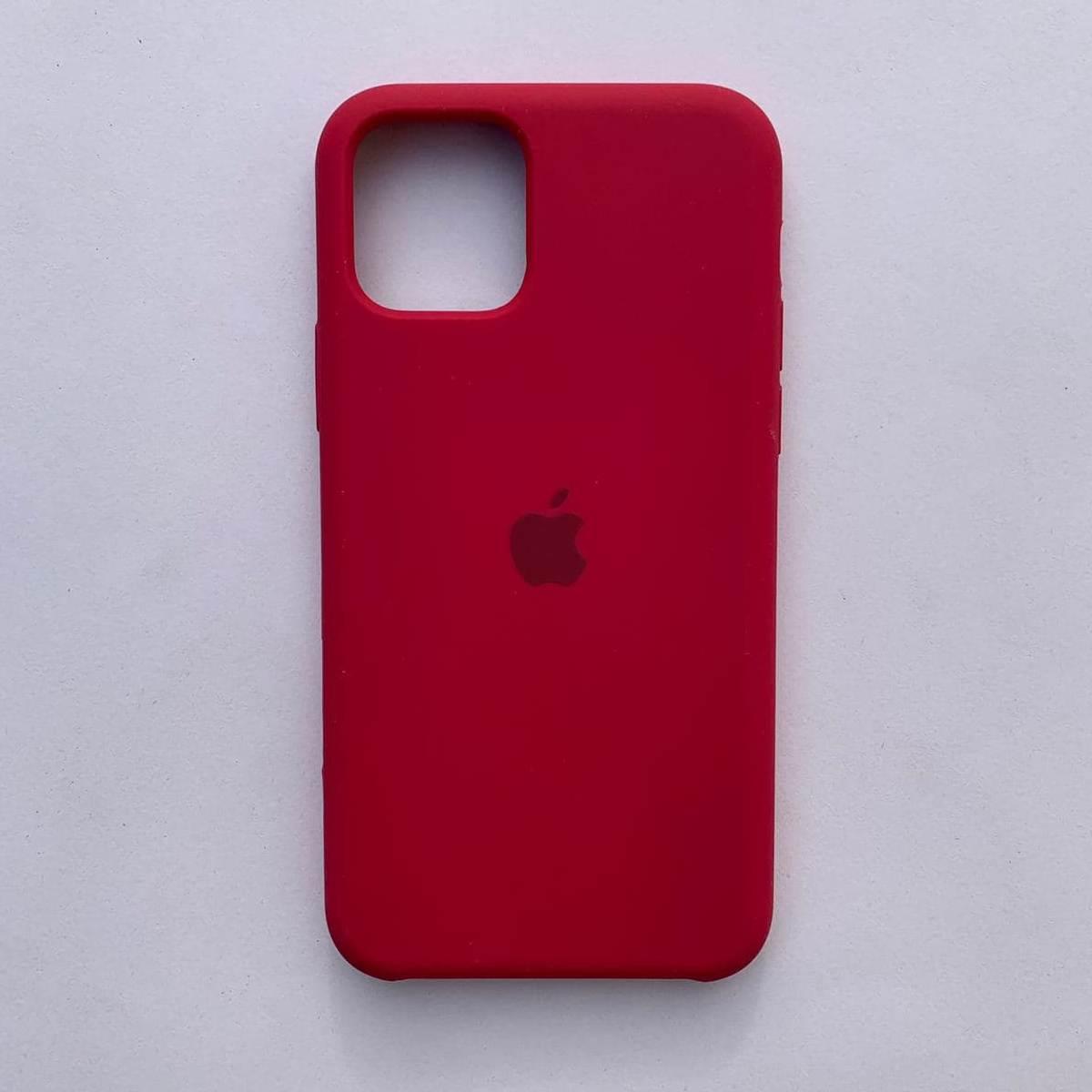 Чохол-накладка Silicone Case для Apple iPhone 11 Rose Red