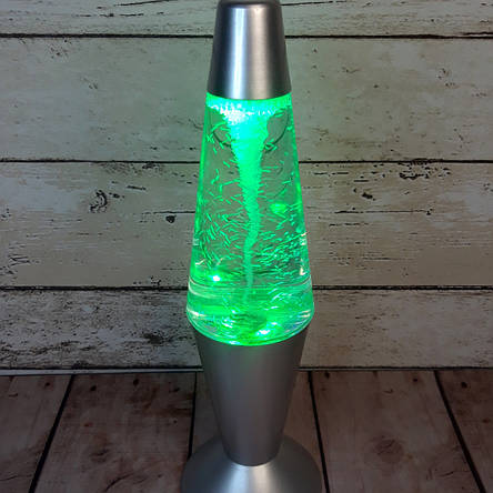 Лампа Торнадо світильник нічник яскраві кольори RGB Tornado Lamp Висота 36 см Лава Лампа (Справжні фото), фото 2