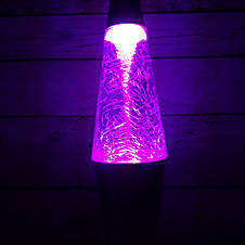 Лампа Торнадо світильник нічник яскраві кольори RGB Tornado Lamp Висота 36 см Лава Лампа (Справжні фото), фото 2