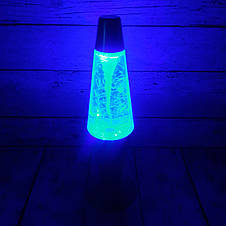 Лампа Торнадо світильник нічник яскраві кольори RGB Tornado Lamp Висота 36 см Лава Лампа (Справжні фото), фото 3