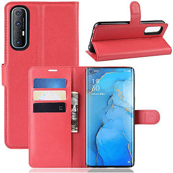 Чохол-книжка Litchie Wallet для Oppo Reno 3 Pro Red